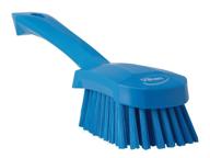 🔵 vikan 41903 heavy duty sweep hand brush for deep cleaning – polypropylene, polyester bristle – 10" – blue – buy now! logo