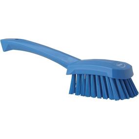 img 2 attached to 🔵 Vikan 41903 Heavy Duty Sweep Hand Brush for Deep Cleaning – Polypropylene, Polyester Bristle – 10" – Blue – Buy Now!