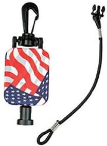 img 3 attached to 🏁 Gear Keeper CB MIC KEEPER RT2-4212: Тяжелый водонепроницаемый микрофонный держатель с регулируемым шнуром - Stars and Stripes, произведен в США