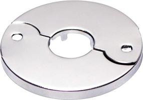 img 2 attached to 🛠️ Floor and Ceiling Plate Cover Split Flange Replacement Kit - Fits 3/4 Inch IPS Galvanized Pipe or 1 Inch Copper Pipe - Chrome Finish (Pack of 6)