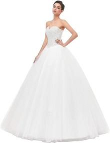 img 3 attached to 👰 Beautyprom Women's Wedding Dresses - Bridal Clothing for Women's Dresses