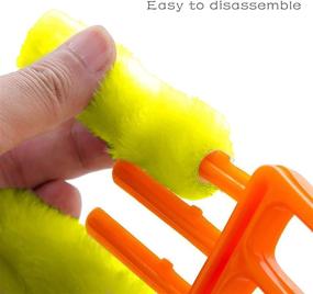 img 2 attached to 🧹 Efficient Mini-Blind Cleaner Duster for Household Cleaning - 2 Pack