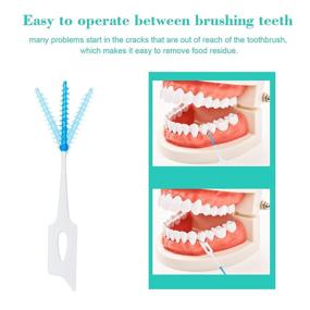 img 1 attached to Interdental Bristles Cleaners Toothpick Disposable
