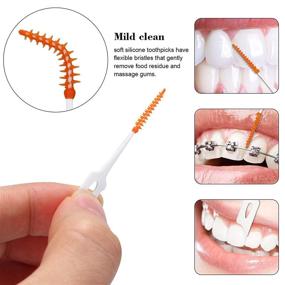 img 3 attached to Interdental Bristles Cleaners Toothpick Disposable