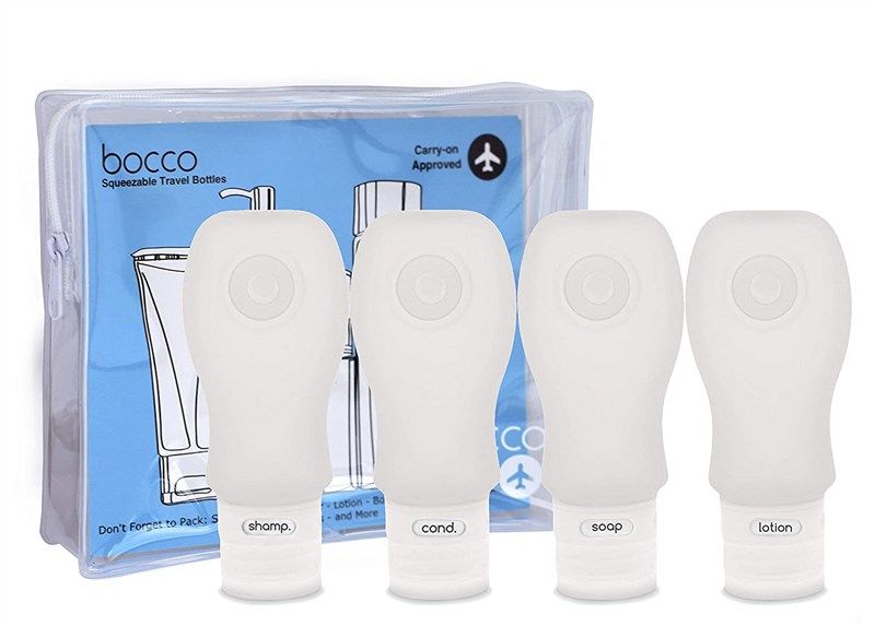 bocco squeezable travel bottles zipper 로고