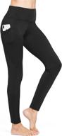 baleaf womens fleece leggings pocket logo