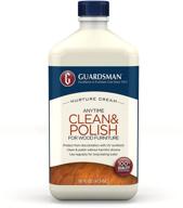 🪑 guardsman 461500 wood furniture clean & shine - cream polish with uv protection, silicone-free - 16 oz, 1 count logo