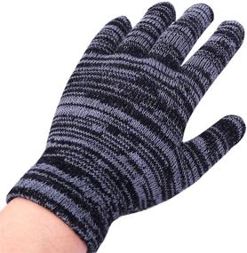 img 2 attached to 🧤 Coobey Winter Gloves Storage Solution: Stretchy Organizer for Men's Accessories in Gloves & Mittens