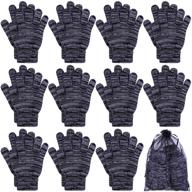 🧤 coobey winter gloves storage solution: stretchy organizer for men's accessories in gloves & mittens logo