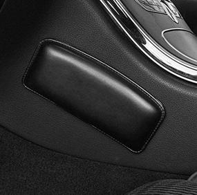 img 3 attached to 🔘 Enhanced Automotive Black Soft Knee Side Cushion Pad Thigh Support Comfort Pillow by TRUE LINE