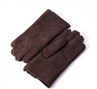 🧤 sheepskin shearling leather mittens by yiseven logo