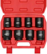 casoman drive impact socket 8 piece logo