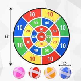 img 2 attached to 🎯 Fun-Filled Christmas Gift: TOMYOU Dart Board for Kids