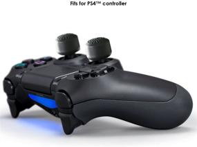 img 3 attached to 🎮 Enhanced Grip GameSir PS4 Controller Thumb Grips, Analog Stick Covers Skins for PS4/Slim/Pro Controller - Blue: Optimal Caps for PS4 Gaming Gamepad