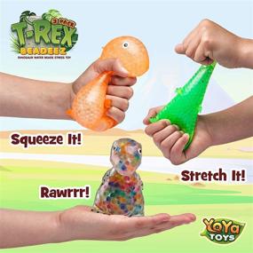 img 3 attached to 🦖 YoYa Toys Beadeez Squeezing Tyrannosaurus: A Fun and Satisfying Stress Relief Dinosaur Toy