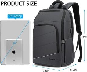 img 3 attached to ✨ Ultimate Versatility: TurnWay Waterproof Backpack with Built-in Computer Charging