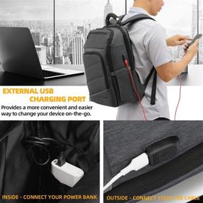 img 1 attached to ✨ Ultimate Versatility: TurnWay Waterproof Backpack with Built-in Computer Charging