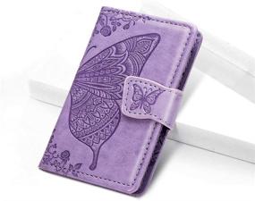 img 3 attached to MEUPZZK Cell Phone Wallet Slim 3M Adhesive Credit Card Holder Stick On Wallet Cell Phone For IPhone/Android/Samsung Galaxy And Most Smartphones (A-Lavender)