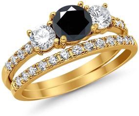 img 4 attached to Radiant Blue Apple Co Simulated Zirconia: Exquisite Women's Jewelry for Weddings & Engagements