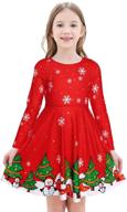 jeskids girls' clothing with christmas sleeve dresses and pockets logo