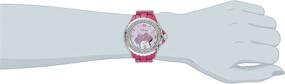 img 2 attached to Sparkling in Pink: Disney Women's 56270-1C Minnie Mouse Enamel Watch