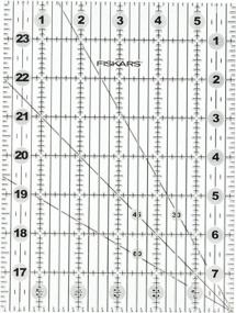 img 1 attached to Fiskars 187650 1001 Folding Ruler 24