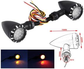 img 4 attached to Motorcycle Signals Blinker Indicator Cruiser