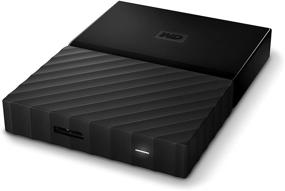 img 3 attached to 💽 WD Black My Passport 1TB Portable External Hard Drive - USB 3.0 - WDBYNN0010BBK-WESN