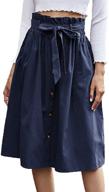 👗 elastic office skirts for women by naggoo - stylish women's clothing logo