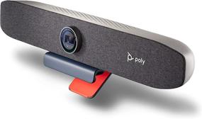 img 4 attached to 🎥 Poly Studio P15 Personal Video Bar (Plantronics + Polycom) - All-in-One 4K Webcam Solution - Camera, Mics &amp; Speaker - Home Office/Focus Room - Compatible with Zoom (Certified) &amp; Teams (Certified)