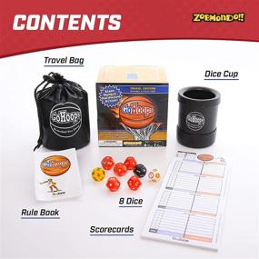 img 1 attached to 🏀 Travel Hoops Basketball Dice Set