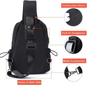 img 2 attached to 🎒 Versatile Backpack Crossbody Shoulder Daypacks for Walking Adventures