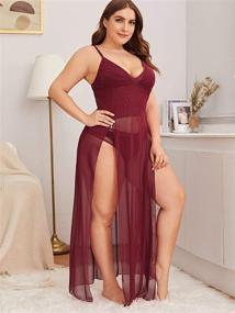 img 1 attached to SOLY HUX Lingerie Babydoll Chemise Women's Clothing in Lingerie, Sleep & Lounge