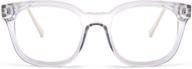 👓 feisedy b2646 очки для мужчин и женщин, блокирующие синий свет - снижают усталость глаз и улучшают сон - компьютерные очки логотип