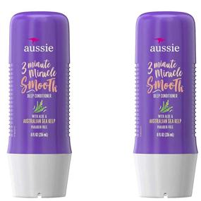 img 2 attached to Aussie Minute Miracle Smooth Conditioner Hair Care