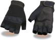 shaf international fingerless mechanics glove logo