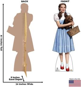 img 3 attached to Dorothy with Toto Life Size Cardboard Cutout Standup - The Wizard of Oz 75th Anniversary (1939 Film)