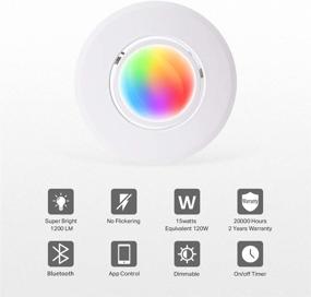 img 3 attached to SAATLY 2700K 5000K Bluetooth Downlight Adjustable Industrial Electrical