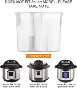 img 3 attached to 🍶 ZoneFly Original Condensation Collector Cup Replacement for Instant Pot DUO, ULTRA, LUX - 5, 6, 8 Quart All Series