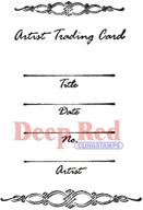 🎨 deep red cling stamp-atc flourish (4x505333): exquisite detail for your crafting projects logo