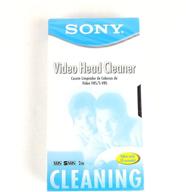 📼 enhanced vhs / s-vhs video head cleaner by sony logo