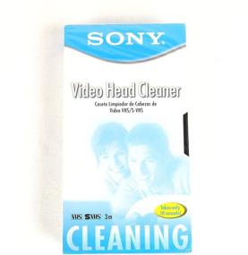 img 3 attached to 📼 Enhanced VHS / S-VHS Video Head Cleaner by SONY