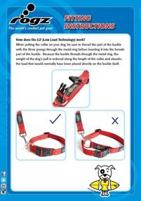 img 1 attached to 🐶 Rogz Utility Large Reflective Fanbelt Dog Collar - 3/4-Inch Width for Enhanced Visibility and Safety