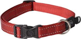 img 4 attached to 🐶 Rogz Utility Large Reflective Fanbelt Dog Collar - 3/4-Inch Width for Enhanced Visibility and Safety