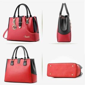 img 2 attached to 👜 Versatile and Stylish Women's Handbags & Wallets - Purses with Shoulder and Crossbody Straps - Detachable Feature