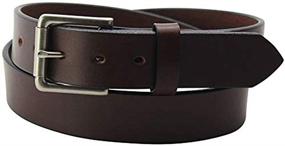 img 4 attached to Premium Bullhide Belts: Stylish Men's 🐂 Accessories and Smooth Leather Belts in Various Sizes