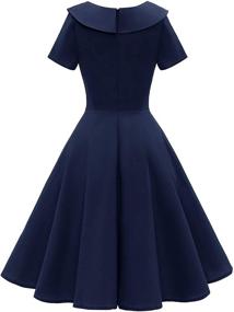 img 3 attached to ZAPAKA Womens Hepburn Vintage Dresses