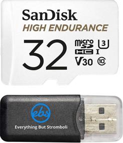 img 4 attached to 📷 SanDisk 32GB High Endurance Video Monitoring Card Bundle: Dashcam & Surveillance Video Solution with Adapter & Card Reader