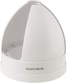 img 2 attached to 🚽 Stay Germ-Free with Kleen Freak 3019900 Antibacterial Twister Plunger Holder Tray in White