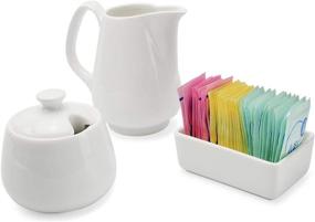 img 4 attached to 🍯 Sweeten It Up with Darware Sugar Creamer Set Sweetener: Enhance the Taste of Your Beverages!